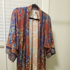 Flowy Three Quarter Sleeve Cardigan